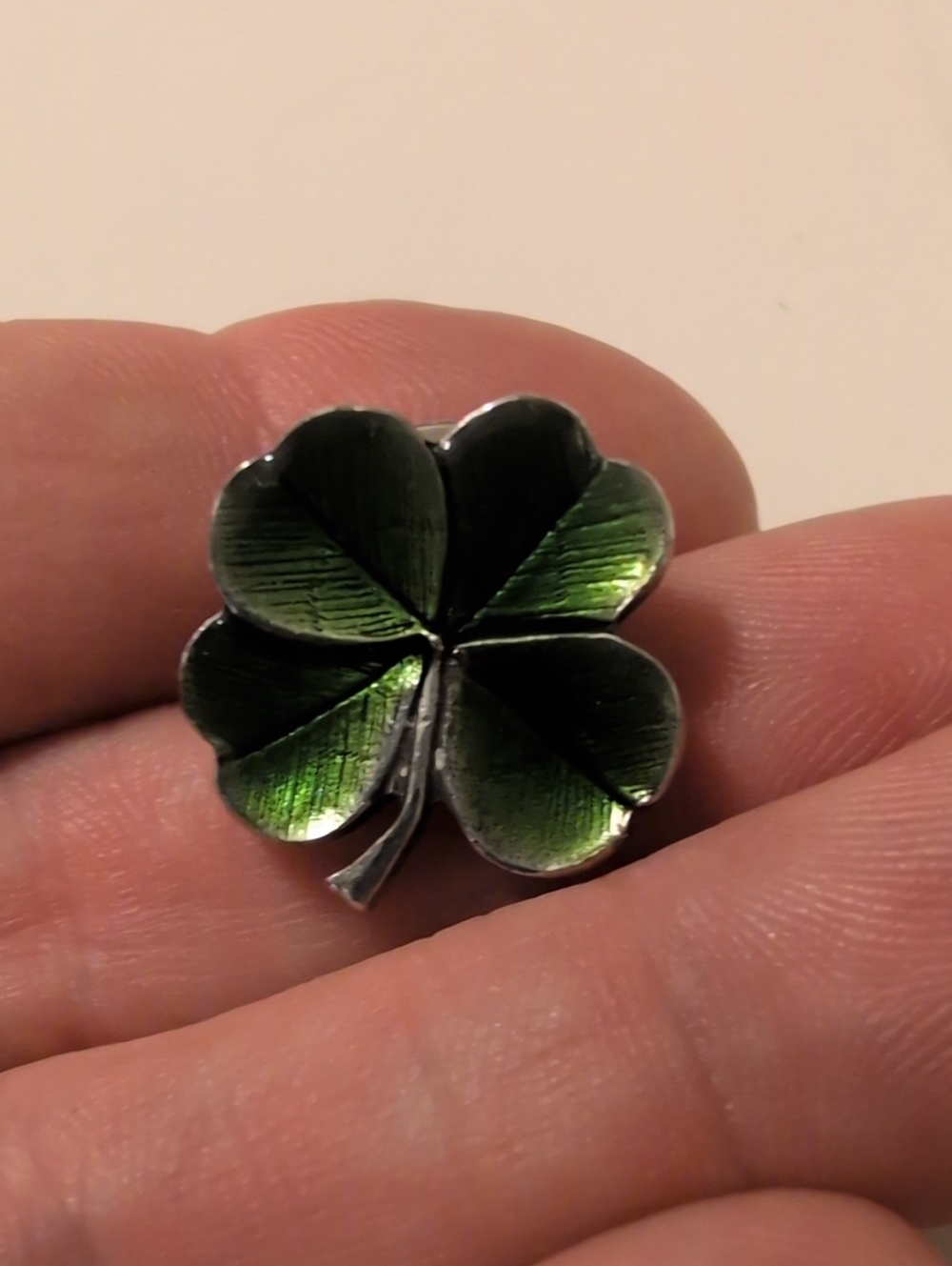Danforth pewter Four-Leaf Clover Pin